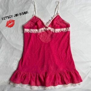 Betsey Johnson pink mini dress